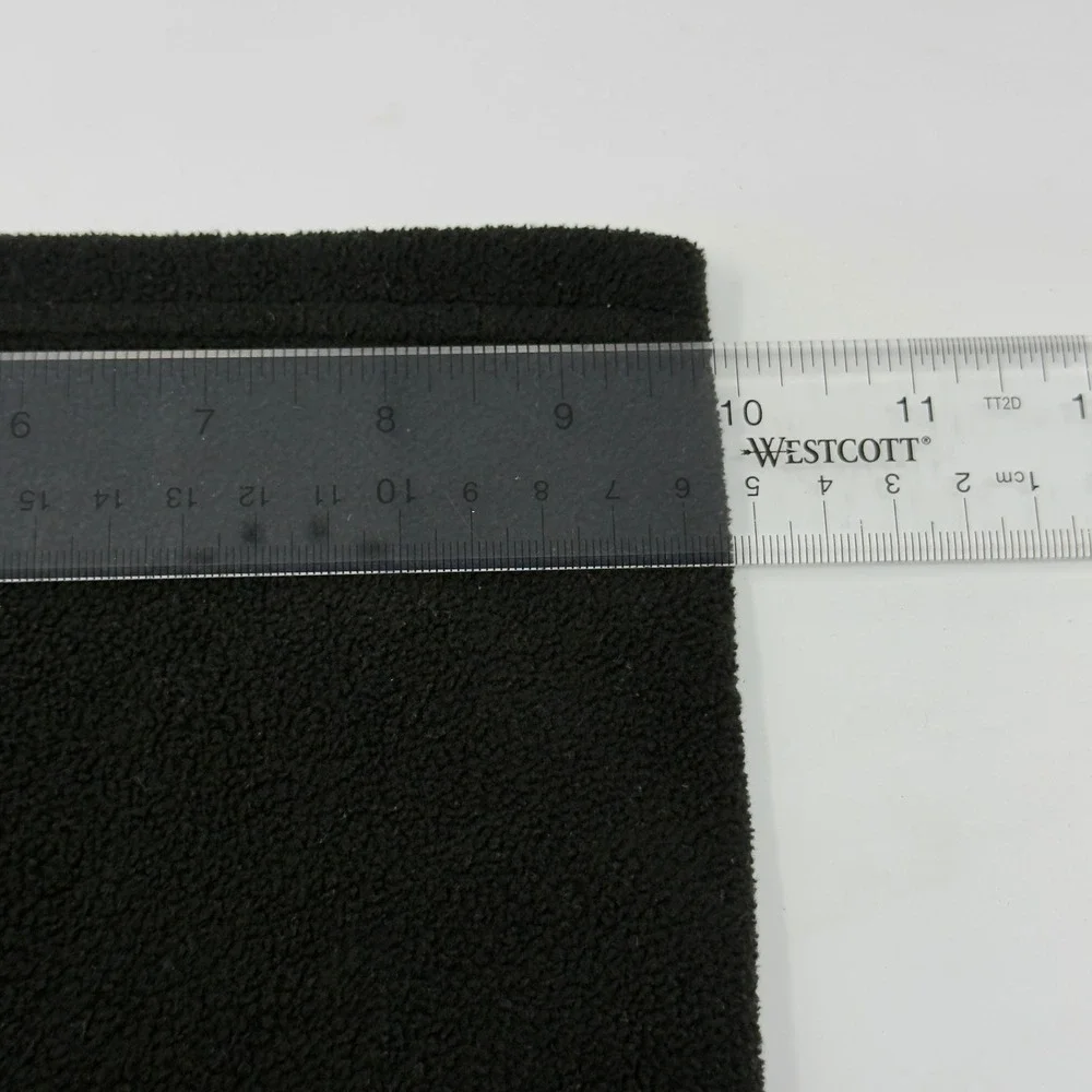 Nike Fleece‎ Neck Warmer Gaiter Black Silver Swoosh Logo Running Training OSFM